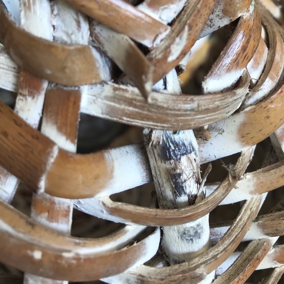 Vintage Beautiful Bent Branch Handle Apple Basket - Picture 11 of 13